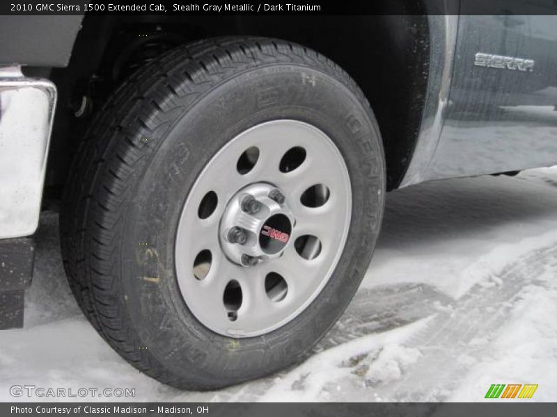 Stealth Gray Metallic / Dark Titanium 2010 GMC Sierra 1500 Extended Cab