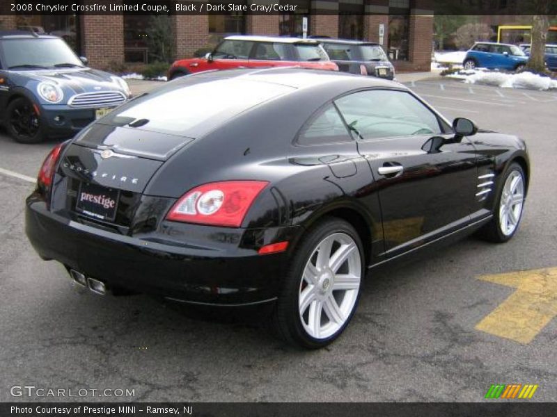 Black / Dark Slate Gray/Cedar 2008 Chrysler Crossfire Limited Coupe
