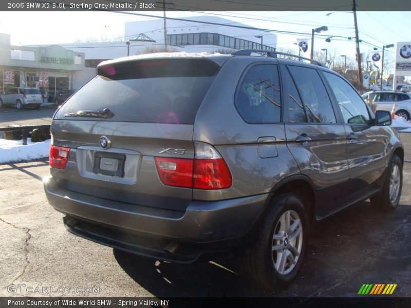 Sterling Grey Metallic / Black 2006 BMW X5 3.0i