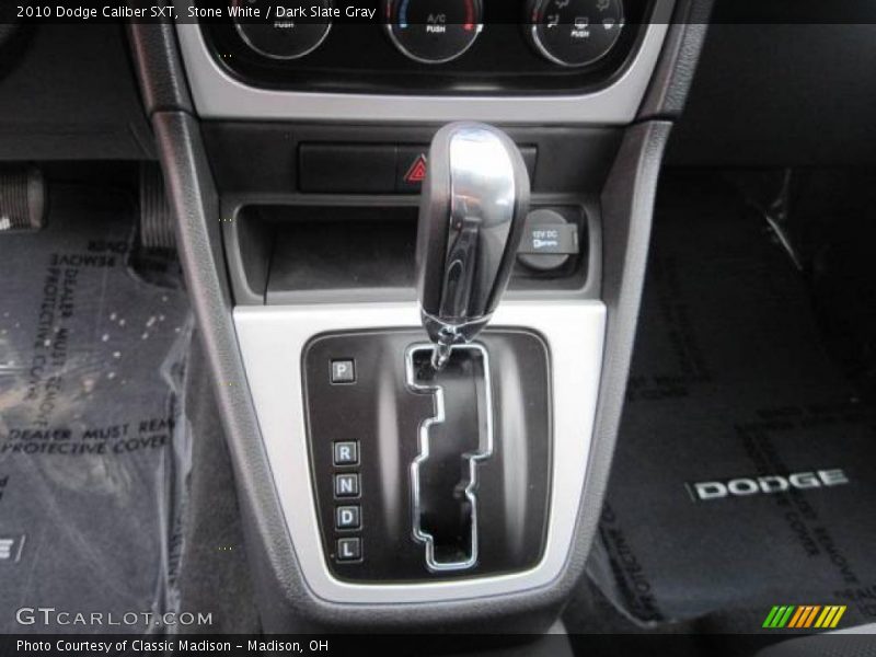 Stone White / Dark Slate Gray 2010 Dodge Caliber SXT