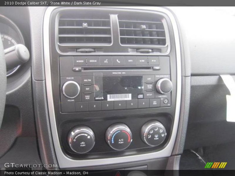 Stone White / Dark Slate Gray 2010 Dodge Caliber SXT