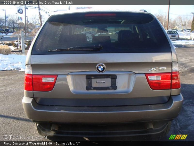 Sterling Grey Metallic / Black 2006 BMW X5 3.0i
