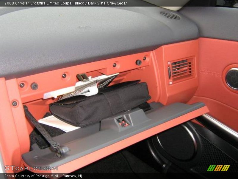 Black / Dark Slate Gray/Cedar 2008 Chrysler Crossfire Limited Coupe