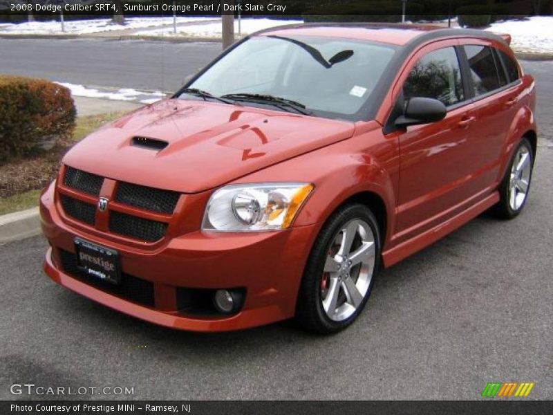 Sunburst Orange Pearl / Dark Slate Gray 2008 Dodge Caliber SRT4
