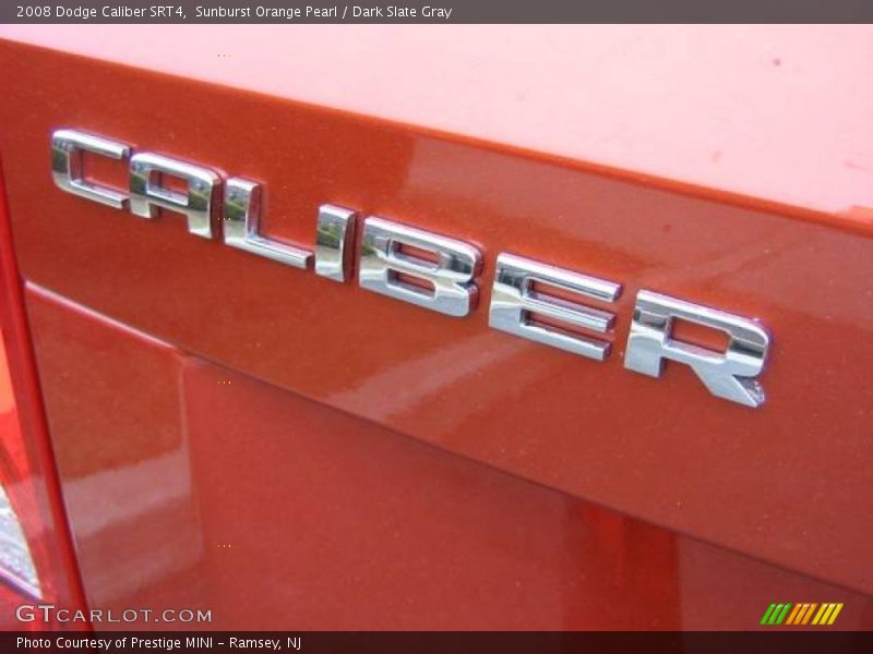 Sunburst Orange Pearl / Dark Slate Gray 2008 Dodge Caliber SRT4