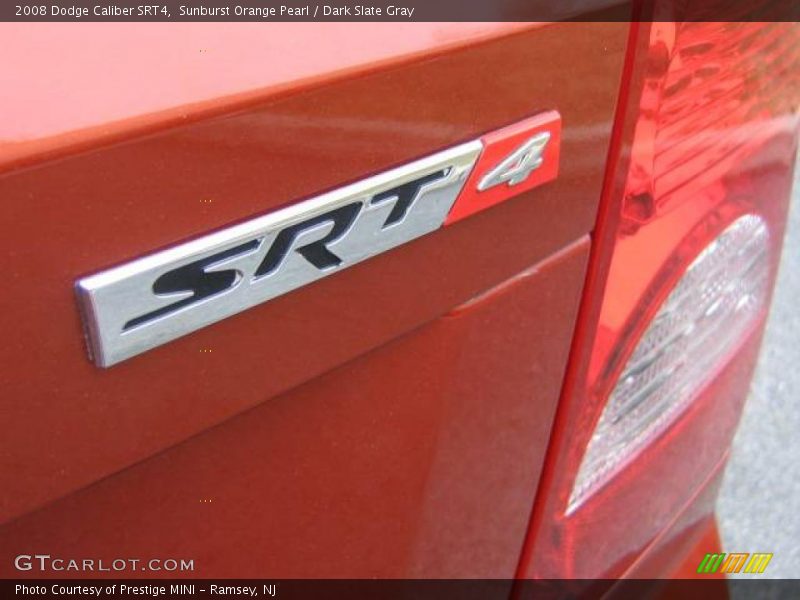 Sunburst Orange Pearl / Dark Slate Gray 2008 Dodge Caliber SRT4