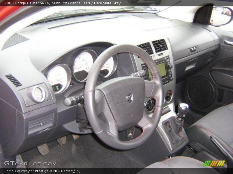 Sunburst Orange Pearl / Dark Slate Gray 2008 Dodge Caliber SRT4