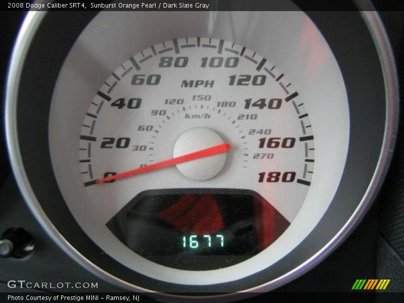 Sunburst Orange Pearl / Dark Slate Gray 2008 Dodge Caliber SRT4
