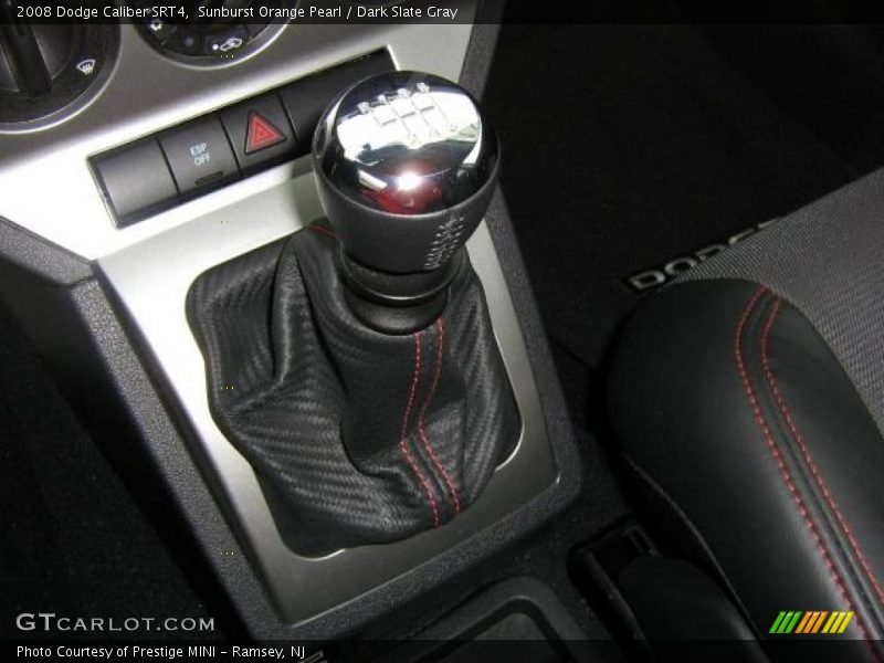 Sunburst Orange Pearl / Dark Slate Gray 2008 Dodge Caliber SRT4