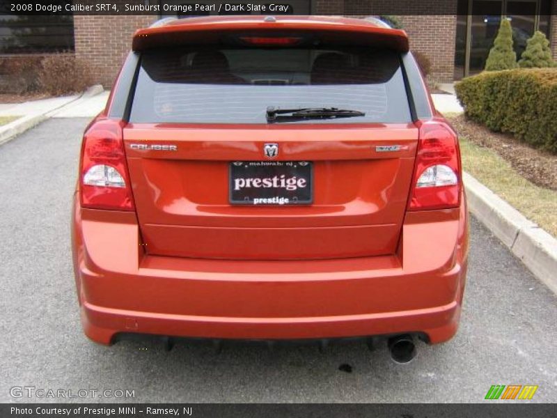 Sunburst Orange Pearl / Dark Slate Gray 2008 Dodge Caliber SRT4