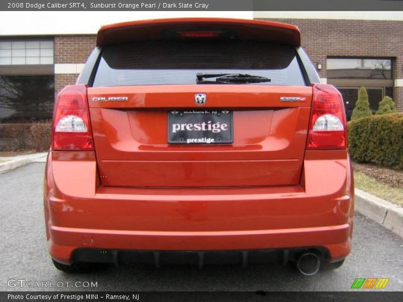 Sunburst Orange Pearl / Dark Slate Gray 2008 Dodge Caliber SRT4