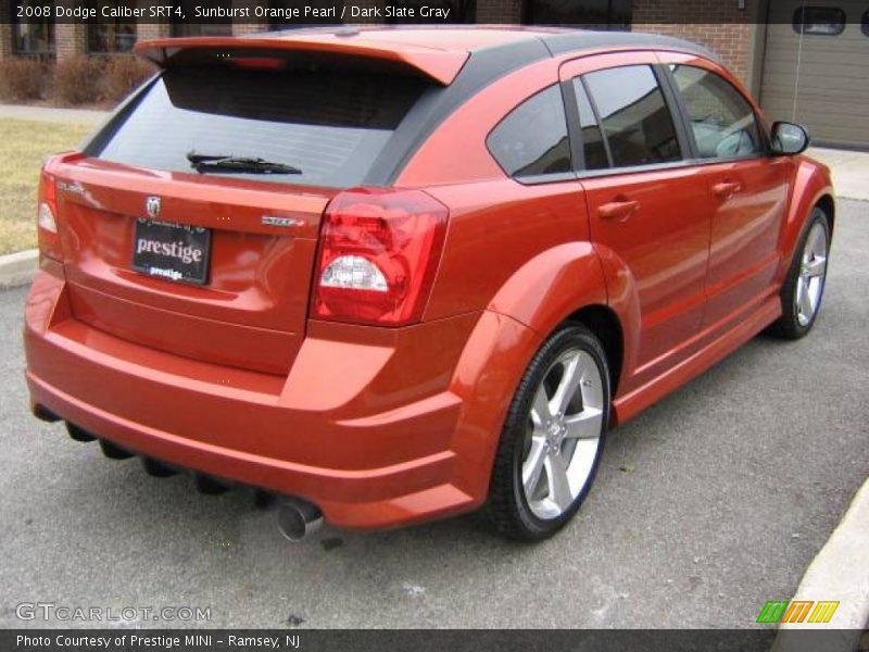 Sunburst Orange Pearl / Dark Slate Gray 2008 Dodge Caliber SRT4