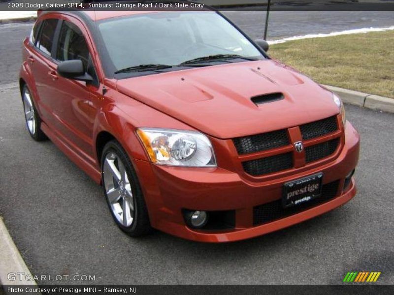 Sunburst Orange Pearl / Dark Slate Gray 2008 Dodge Caliber SRT4