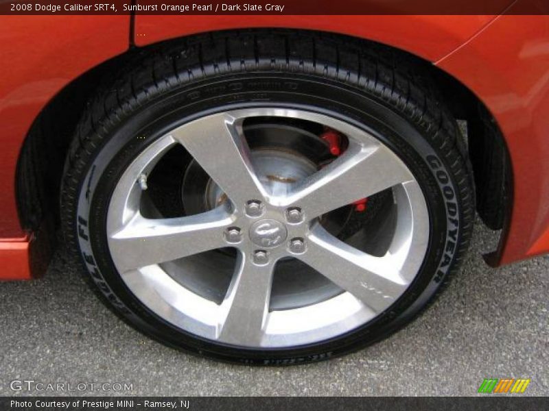 Sunburst Orange Pearl / Dark Slate Gray 2008 Dodge Caliber SRT4