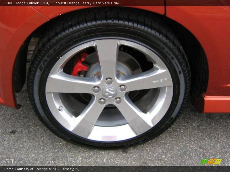 Sunburst Orange Pearl / Dark Slate Gray 2008 Dodge Caliber SRT4