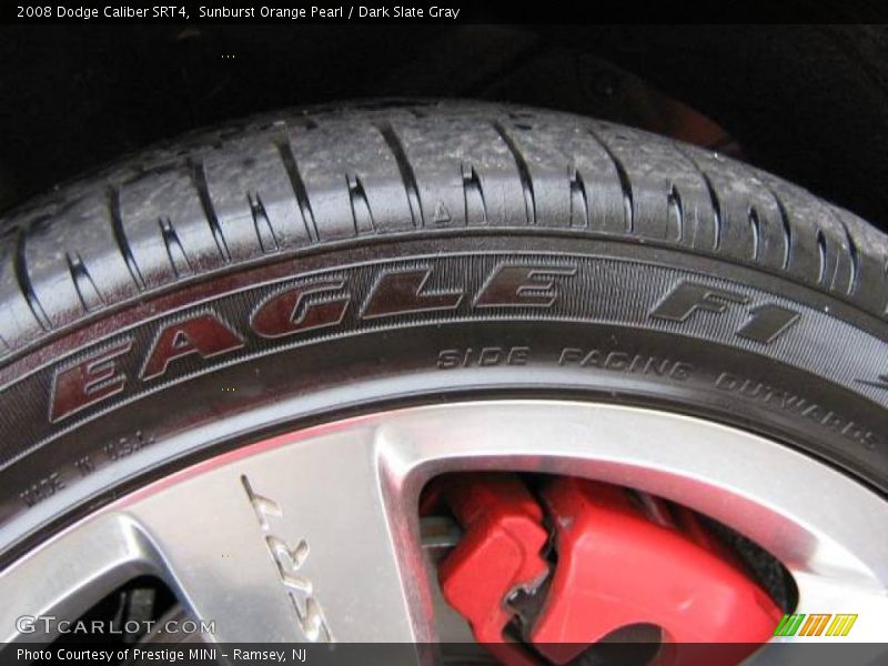 Sunburst Orange Pearl / Dark Slate Gray 2008 Dodge Caliber SRT4