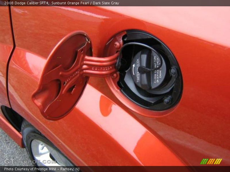 Sunburst Orange Pearl / Dark Slate Gray 2008 Dodge Caliber SRT4