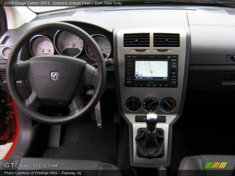Sunburst Orange Pearl / Dark Slate Gray 2008 Dodge Caliber SRT4