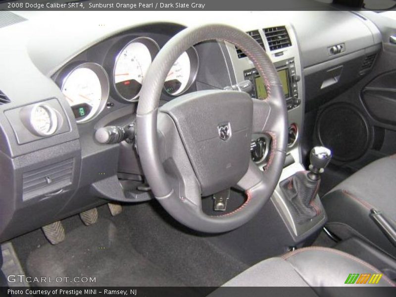Sunburst Orange Pearl / Dark Slate Gray 2008 Dodge Caliber SRT4