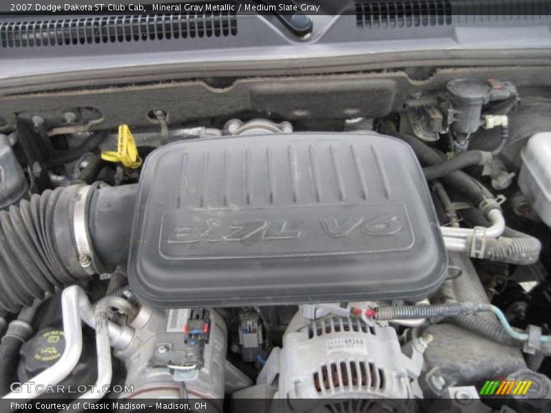 Mineral Gray Metallic / Medium Slate Gray 2007 Dodge Dakota ST Club Cab