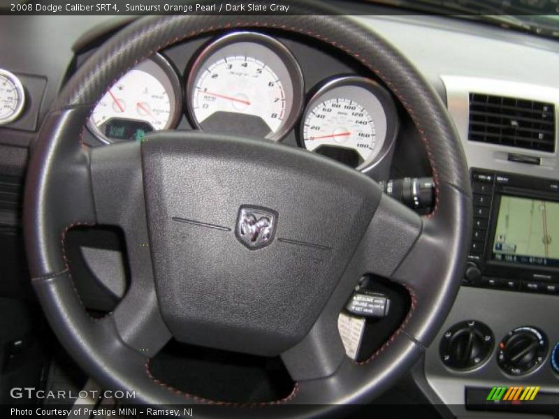 Sunburst Orange Pearl / Dark Slate Gray 2008 Dodge Caliber SRT4