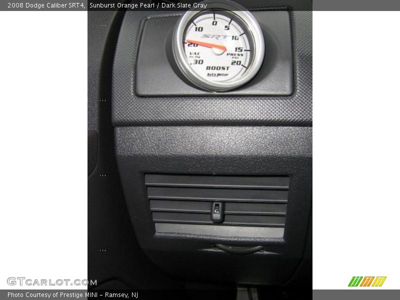 Sunburst Orange Pearl / Dark Slate Gray 2008 Dodge Caliber SRT4