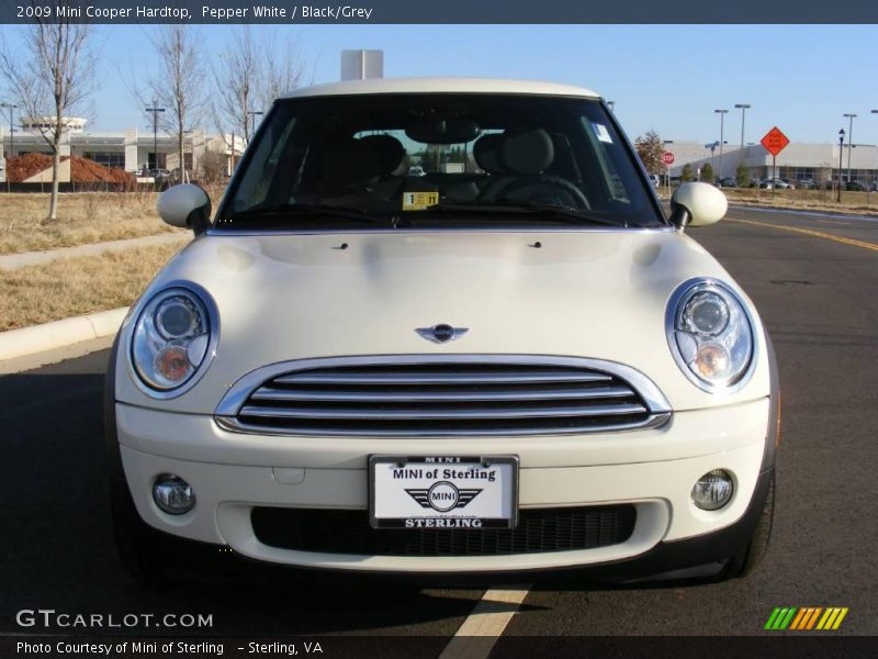 Pepper White / Black/Grey 2009 Mini Cooper Hardtop