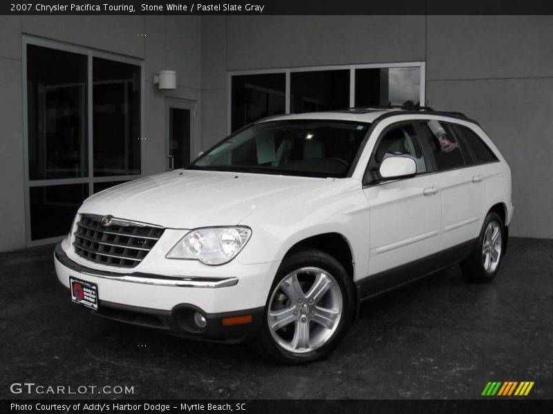 Stone White / Pastel Slate Gray 2007 Chrysler Pacifica Touring