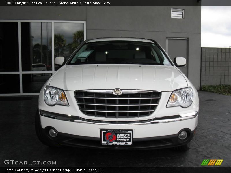 Stone White / Pastel Slate Gray 2007 Chrysler Pacifica Touring
