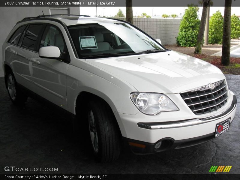 Stone White / Pastel Slate Gray 2007 Chrysler Pacifica Touring