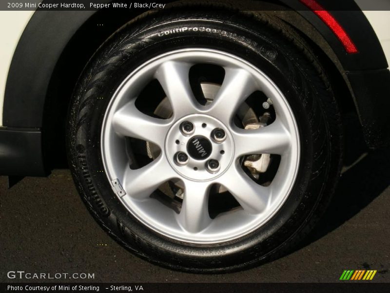 Pepper White / Black/Grey 2009 Mini Cooper Hardtop