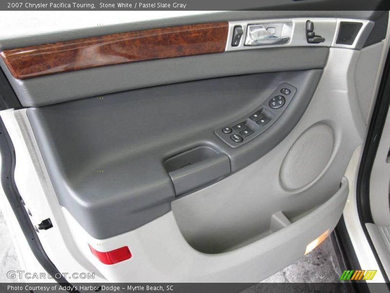 Stone White / Pastel Slate Gray 2007 Chrysler Pacifica Touring