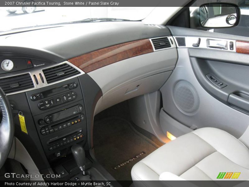 Stone White / Pastel Slate Gray 2007 Chrysler Pacifica Touring