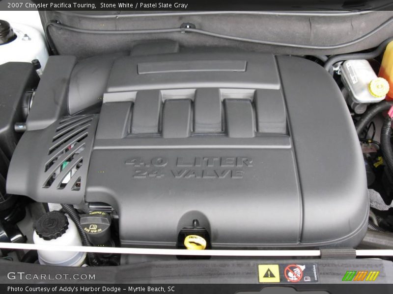 Stone White / Pastel Slate Gray 2007 Chrysler Pacifica Touring