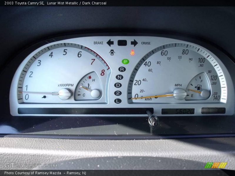 Lunar Mist Metallic / Dark Charcoal 2003 Toyota Camry SE