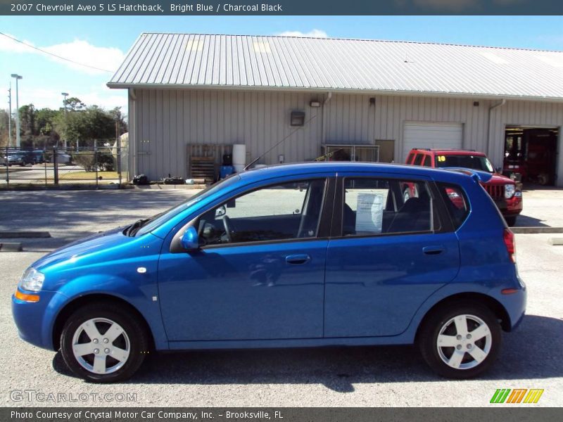 Bright Blue / Charcoal Black 2007 Chevrolet Aveo 5 LS Hatchback