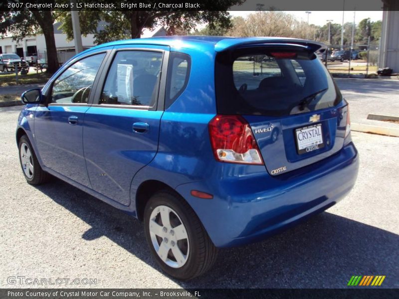 Bright Blue / Charcoal Black 2007 Chevrolet Aveo 5 LS Hatchback