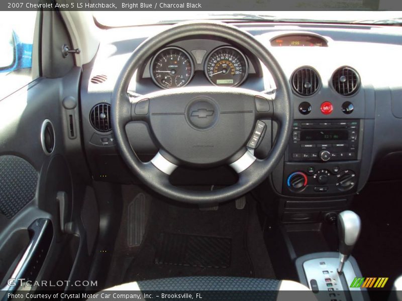 Bright Blue / Charcoal Black 2007 Chevrolet Aveo 5 LS Hatchback
