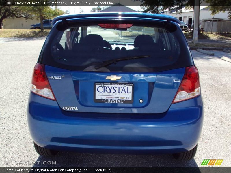 Bright Blue / Charcoal Black 2007 Chevrolet Aveo 5 LS Hatchback