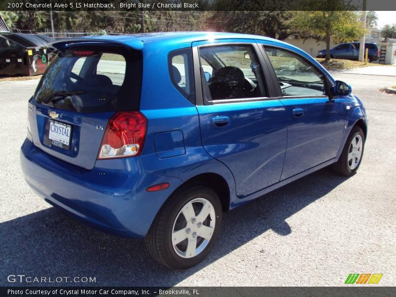 Bright Blue / Charcoal Black 2007 Chevrolet Aveo 5 LS Hatchback