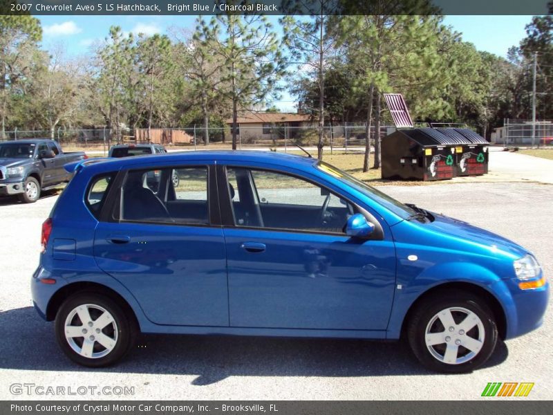 Bright Blue / Charcoal Black 2007 Chevrolet Aveo 5 LS Hatchback