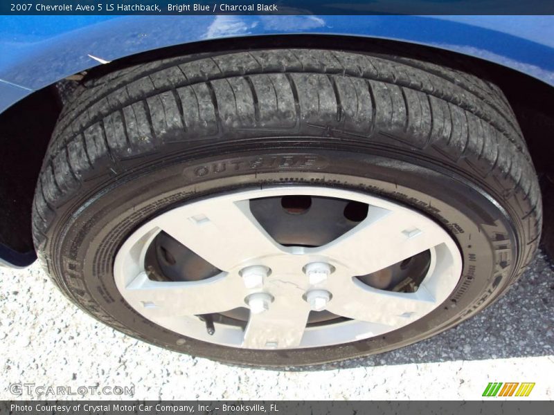 Bright Blue / Charcoal Black 2007 Chevrolet Aveo 5 LS Hatchback