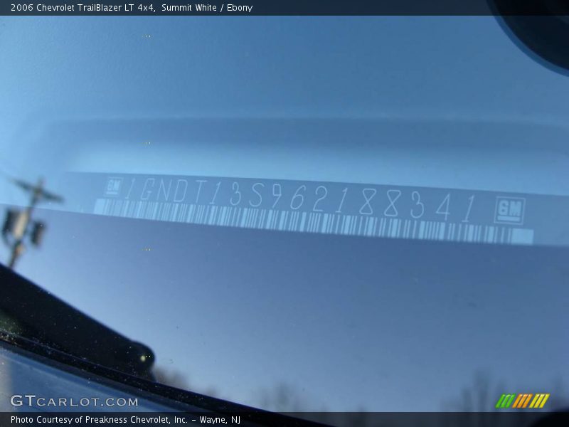 Summit White / Ebony 2006 Chevrolet TrailBlazer LT 4x4
