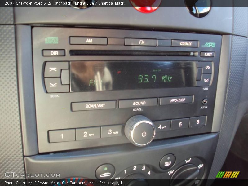 Bright Blue / Charcoal Black 2007 Chevrolet Aveo 5 LS Hatchback