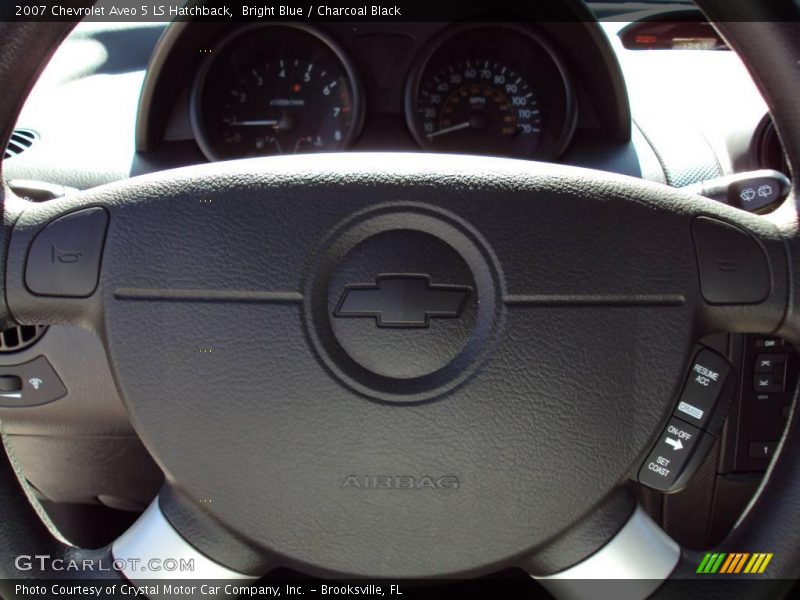 Bright Blue / Charcoal Black 2007 Chevrolet Aveo 5 LS Hatchback
