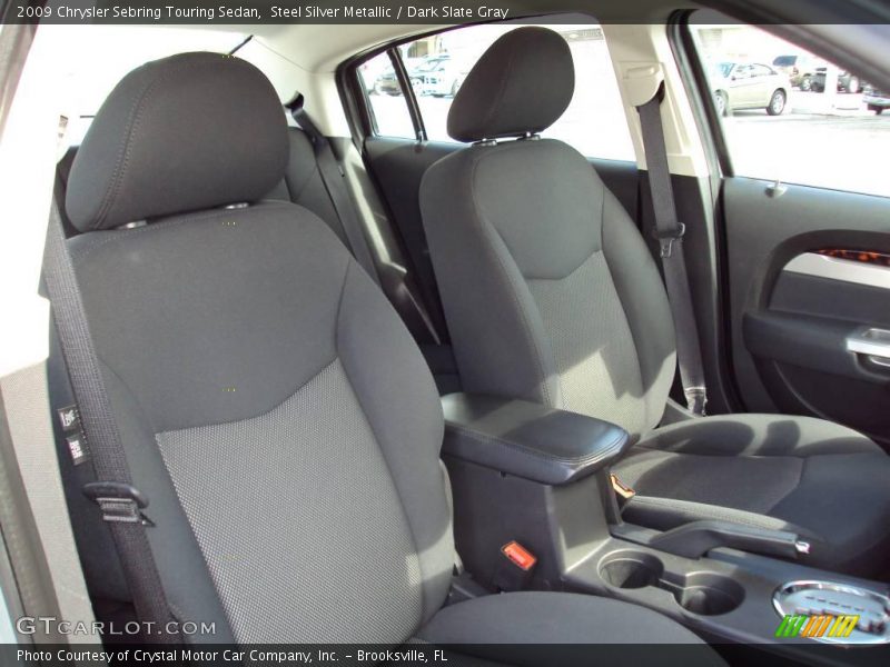 Steel Silver Metallic / Dark Slate Gray 2009 Chrysler Sebring Touring Sedan