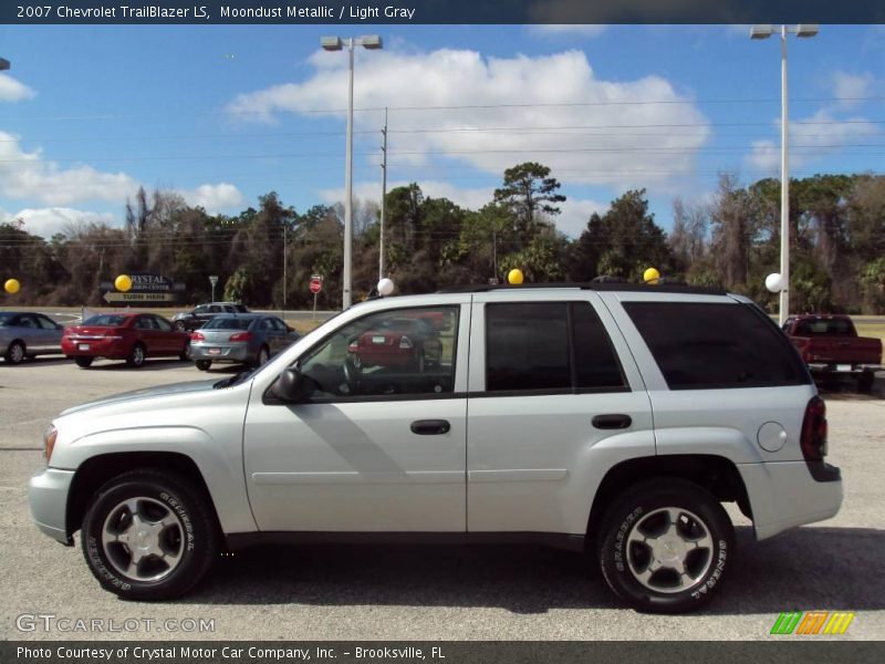 Moondust Metallic / Light Gray 2007 Chevrolet TrailBlazer LS