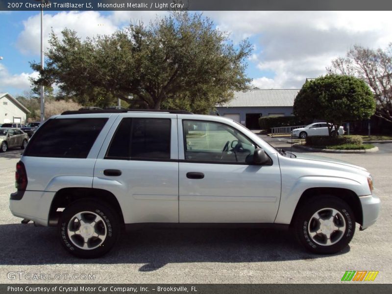 Moondust Metallic / Light Gray 2007 Chevrolet TrailBlazer LS