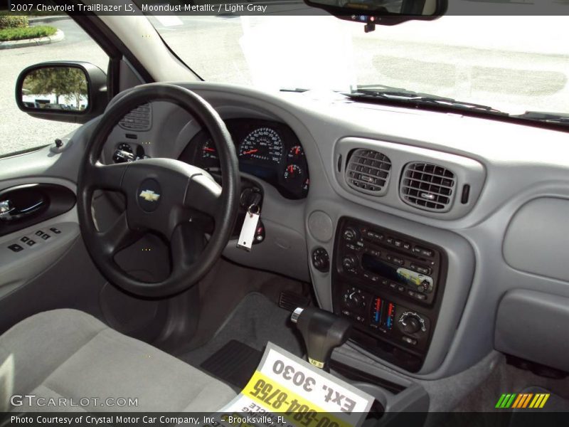 Moondust Metallic / Light Gray 2007 Chevrolet TrailBlazer LS