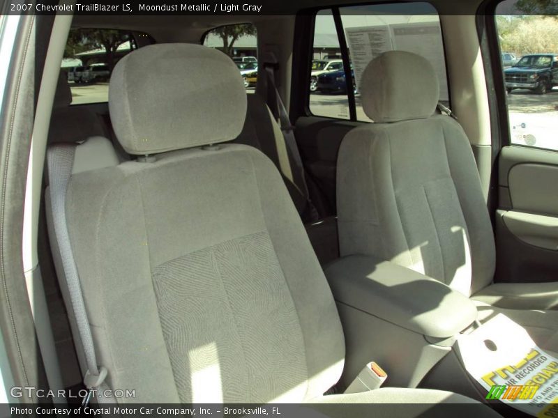 Moondust Metallic / Light Gray 2007 Chevrolet TrailBlazer LS